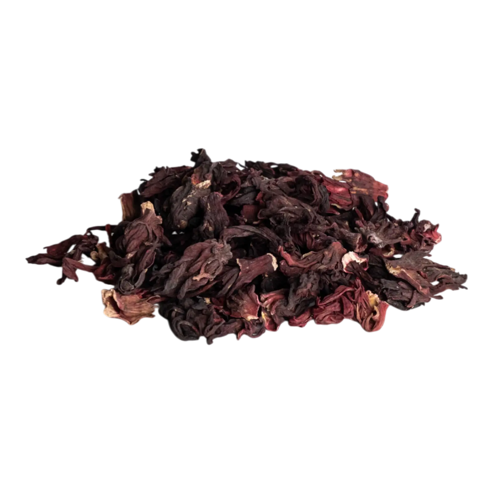 Ceai de hibiscus uscat, cu flori roșii aromate, pentru infuzii revigorante bogate în antioxidanți și vitamina C.