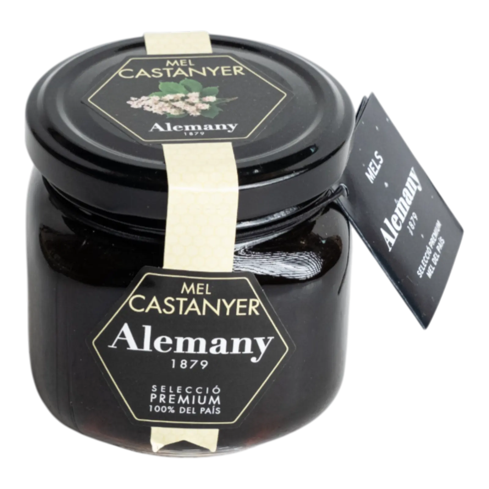 Miere de castan Alemany 250g – miere premium, 100% naturală, cu aromă intensă și note ușor amărui, ideală pentru rețete gourmet și combinații cu brânzeturi.