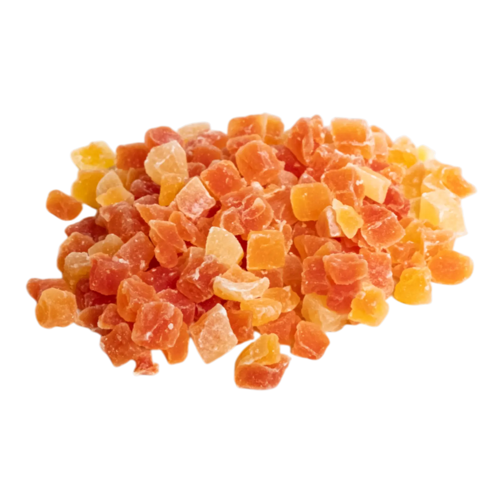 Papaya confiată cuburi