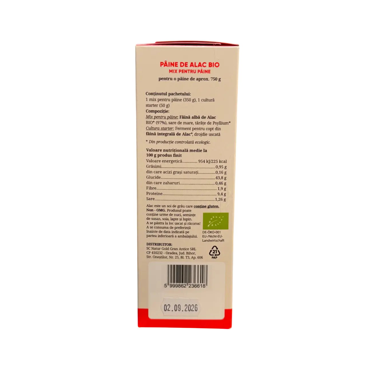 Mix pâine de alac BIO (3)