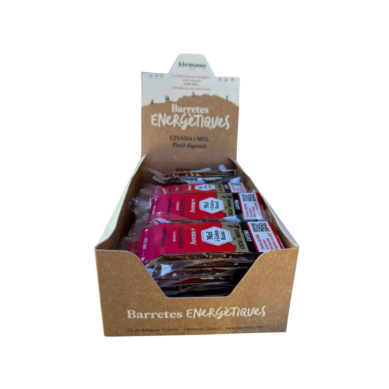 Batoane energice cofeină 20 buc x 40 g = 190 RON