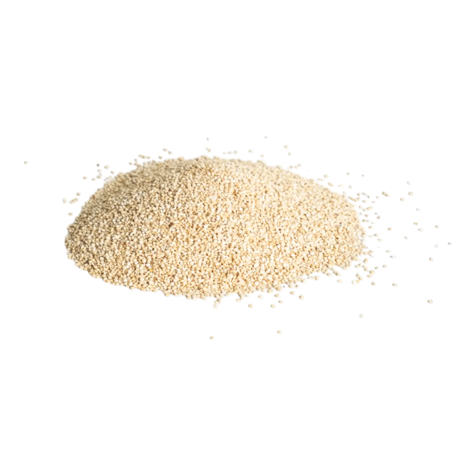 Quinoa albă boabe integrale, superaliment bogat în proteine, fibre și minerale, ideal pentru salate, garnituri și rețete sănătoase.