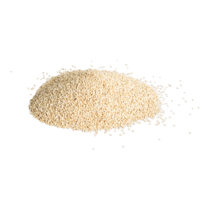 Quinoa albă boabe integrale, superaliment bogat în proteine, fibre și minerale, ideal pentru salate, garnituri și rețete sănătoase.