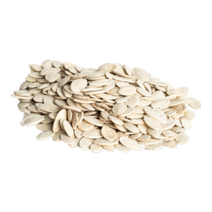 Semințe de dovleac coapte cu sare, gustare crocantă și sățioasă, bogată în proteine, fibre și magneziu.